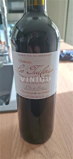 Bordeaux Côtes-de-bourg Château Les Tuileries 2019