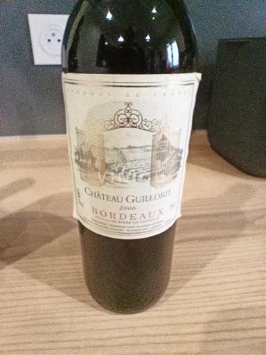 Bordeaux Château Guillorit 2006