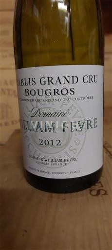 Borgogna Chablis Grand Cru Domaine William Fèvre Bougros 2012