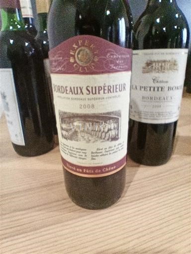 Bordeaux Bordeaux superiore Château Peyfaures 2008