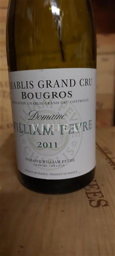 Bourgondië Chablis Grand Cru Domaine William Fèvre Bougros 2011