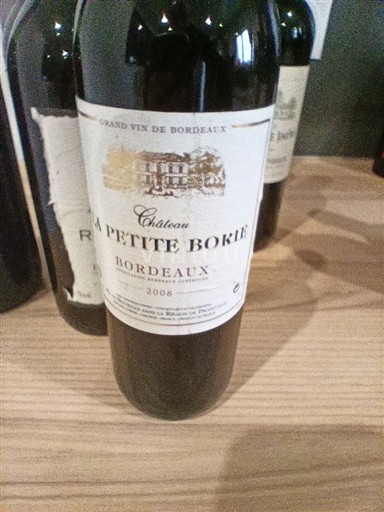 Bordeaux Château La Petite Borie 2008