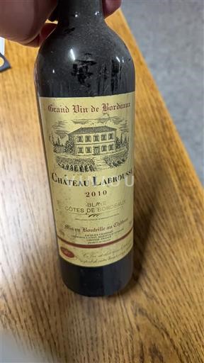 Bordeaux Blaye-Côtes-de-Bordeaux Château Labrousse 2010