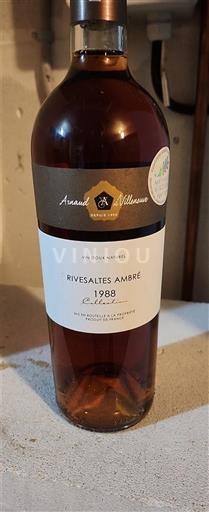 Roussillon Rivesaltes Arnaud de Villeneuve 1988