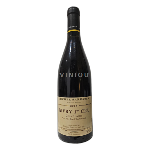 Borgoña Givry Michel Sarrazin et Fils Champ Lalot Premier Crû 2018