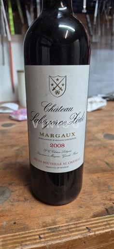 Bordéus Margaux Labégorce Zédé 2008