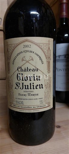 Bordeaux Saint-Julien Château Gloria 2002