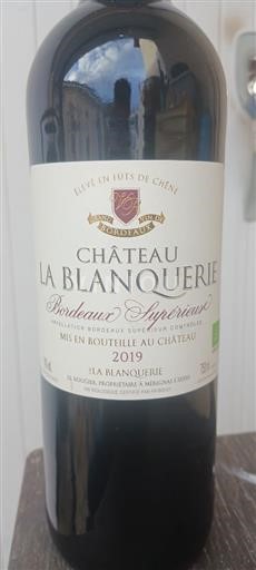 Burdeos Bordeaux superior Château La Blanquerie 2019