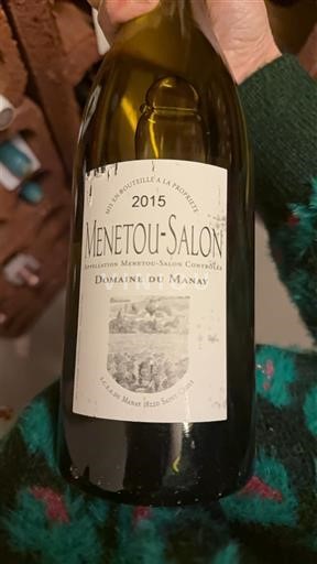 Vallée de la Loire Menetou-salon Domaine Manay 2015