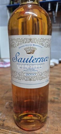 Bordeaux Sauternes Pierre Chaneau 2010