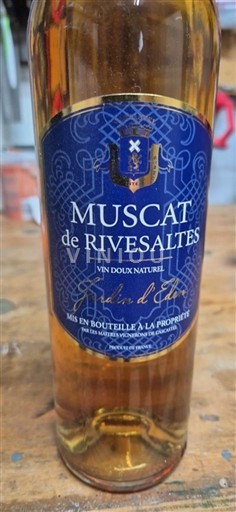 Roussillon Muscat de Rivesaltes Jardin de l'Eden Não Sazonado