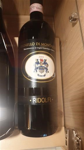 Tuscany Brunello di Montalcino Ridolfi 2004