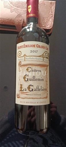 Bordeaux Saint-Émilion Grand Cru Grand Cru Château Guillemin La Gaffelière 2017