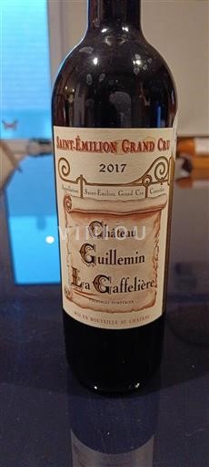 Bordeaux Saint-Émilion Grand Cru Grand Cru Château Guillemin La Gaffelière 2017