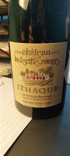 Aïn Chock Château La Ferme Rouge Ithaque 2023