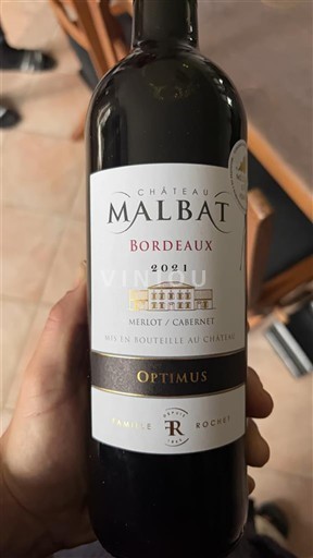 Bordeaux Château Malbat Optimus 2021