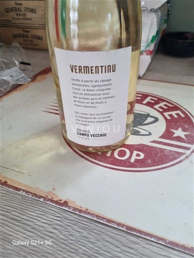 Corsica Île de Beauté Domaine Campu Vecchiu Vermentinu Non-Vintage