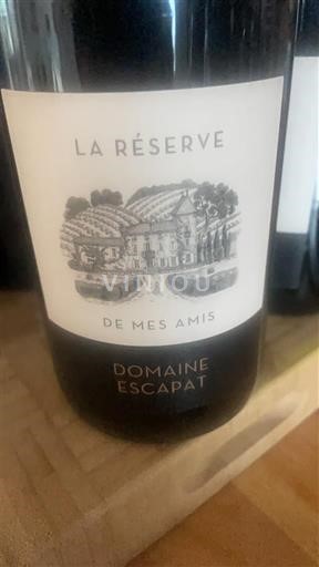 Languedoque Minervois Domaine Escapat La Réserve de Mes Amis 2022