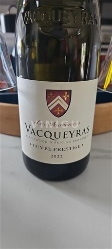 Rona dolina Vacqueyras Les Armoiriés Prestige 2022