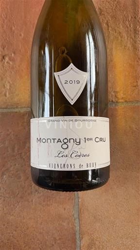 Burgundija Montagny Premier Cru Vignerons de Buxy Les Coères 2019