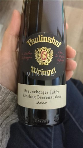Moseldalen Ospecificerad Weingut Paulinshof Brauneberger Juffer Riesling Beerenauslese 2022