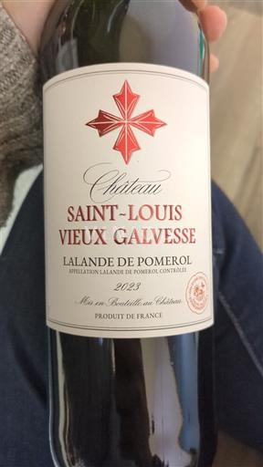 Bordeaux Lalande-de-Pomerol Château Saint-Louis Vieux Galvesse 2022