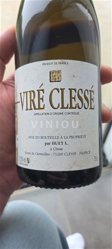 Burgund Viré-Clessé Huet L Ohne Jahrgang
