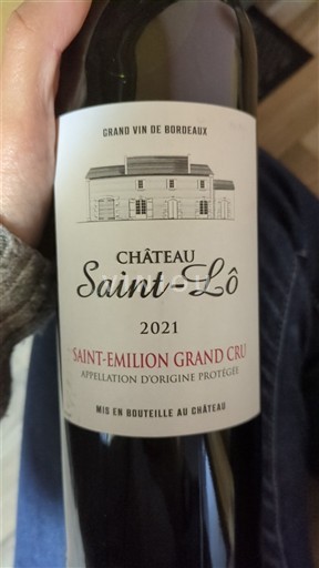 Бордо Сент-Емільйон Гран Крю Château Saint-Lô 2021
