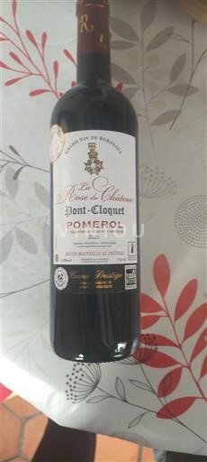 Bordeaux Pomerol Château Pont-Cloquet La Rose du Château 2022