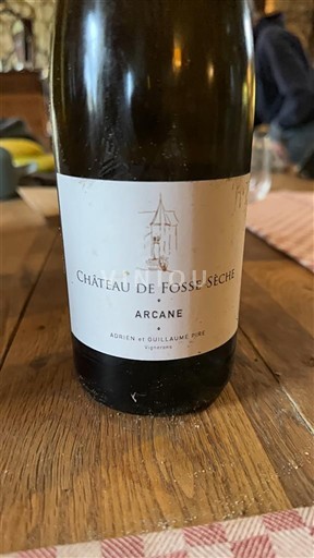 Loiredalen Saumur Château Fosse-Sèche Arcane 2013
