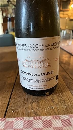Vinos Blanc sec Domaine Aux Moines 2016 Francia Valle del Loira Savennières-Roche-aux-Moines AOC