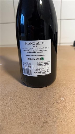 Wines Rouge sec Plano Alto 2019 Spain Aragon Cariñena DO