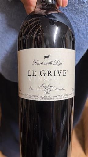 Viinit Rouge sec Le Grive Forteto della Luja 2019 Italia Piemonte Monferrato DOC
