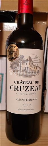Bordeaux Pessac-Léognan Château Cruzeau Famille André Lurton 2022