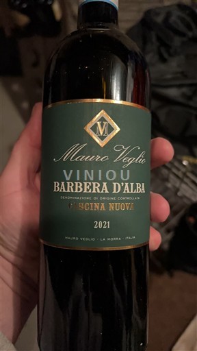 Wijnen Rouge sec Cascina Nuova Mauro Veglio 2021 Italië Piëmont Barbera d'Alba DOC