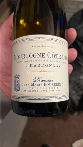 Vin Blanc sec Chardonnay Domaine Jean-Marie Bouzereau Non millésimé France Bourgogne Bourgogne Côte d'Or AOC