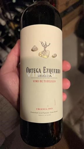 La Rioja Rioja Ortega Ezquerro Vino de Tudelilla 2021