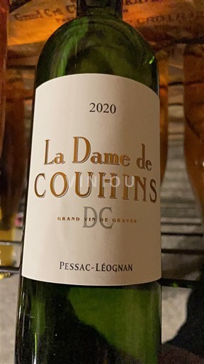 Bordeaux Pessac-Léognan La Dame de Couhins 2020