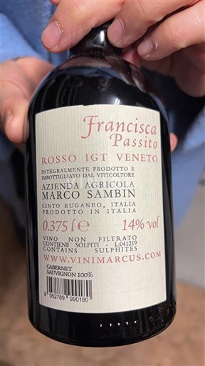 Veneto Azienda Agricola Marco Sambin Francisca Passito Non-Vintage