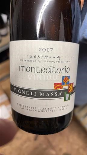 Piemont Ni doloceno Vigneti Massa Montecitorio 2017