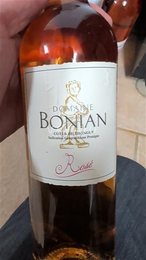 Vine Rosé sec Domaine Bonian 2018 Frankrig Languedoc og Roussillon Côtes de Thongue IGP
