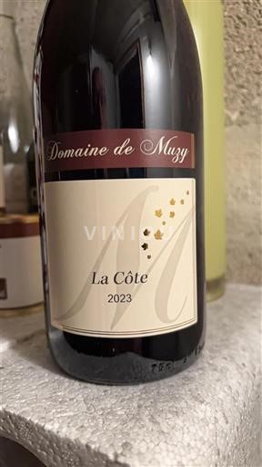 Eastern Regions Côte de Meuse Domaine Muzy La Côte 2023