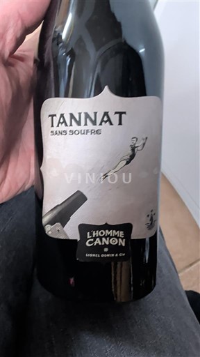 Lounais-Ranska Määrittelemätön L'Homme Canon Tannat Sans Soufre 2018