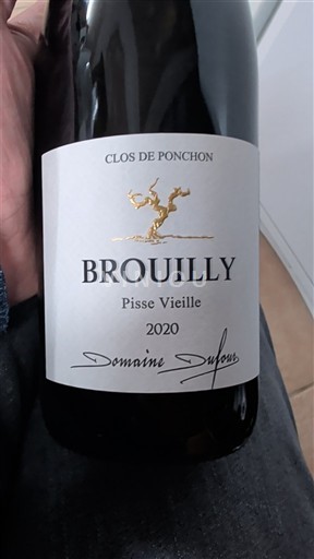 Beaujolais Brouilly Domaine Foux Pisse Vieille 2020