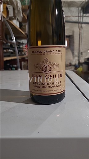 Alsácia Gewurztraminer Grand Cru Jean Geiler Grand Cru Mambourg 2018