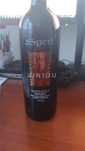 Vinhos Rouge sec Valpolicella Ripasso Classico Superiore Speri 2023 Itália Vêneto Valpolicella Ripasso DOC