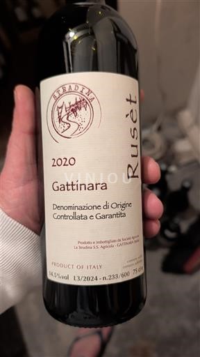 Piemont Gattinara Le Stradine Rusèt 2020