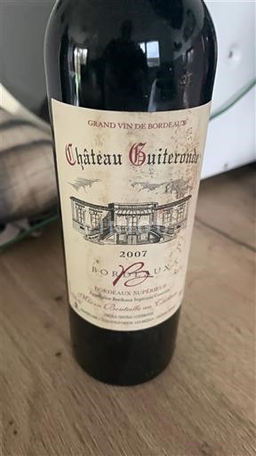 Bordeaux Bordeaux superiore Château Guiteronde 2007