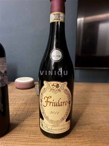 Vinos Rouge sec Conselve vigneti e cantine 2018 Italia Véneto Bagnoli Friularo DOC