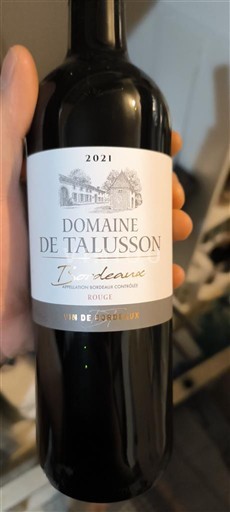 Bordeaux Domaine Talusson 2021